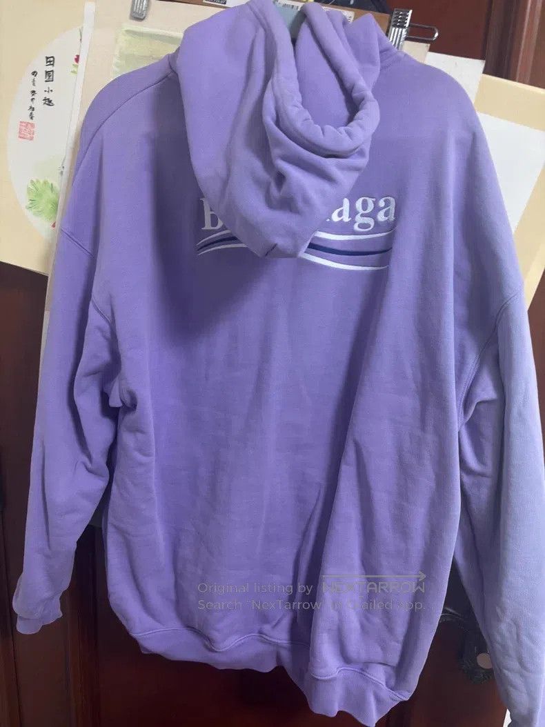 Balenciaga Balenciaga Purple Sweatshirt Size US L / EU 52-54 / 3 - 4 Thumbnail