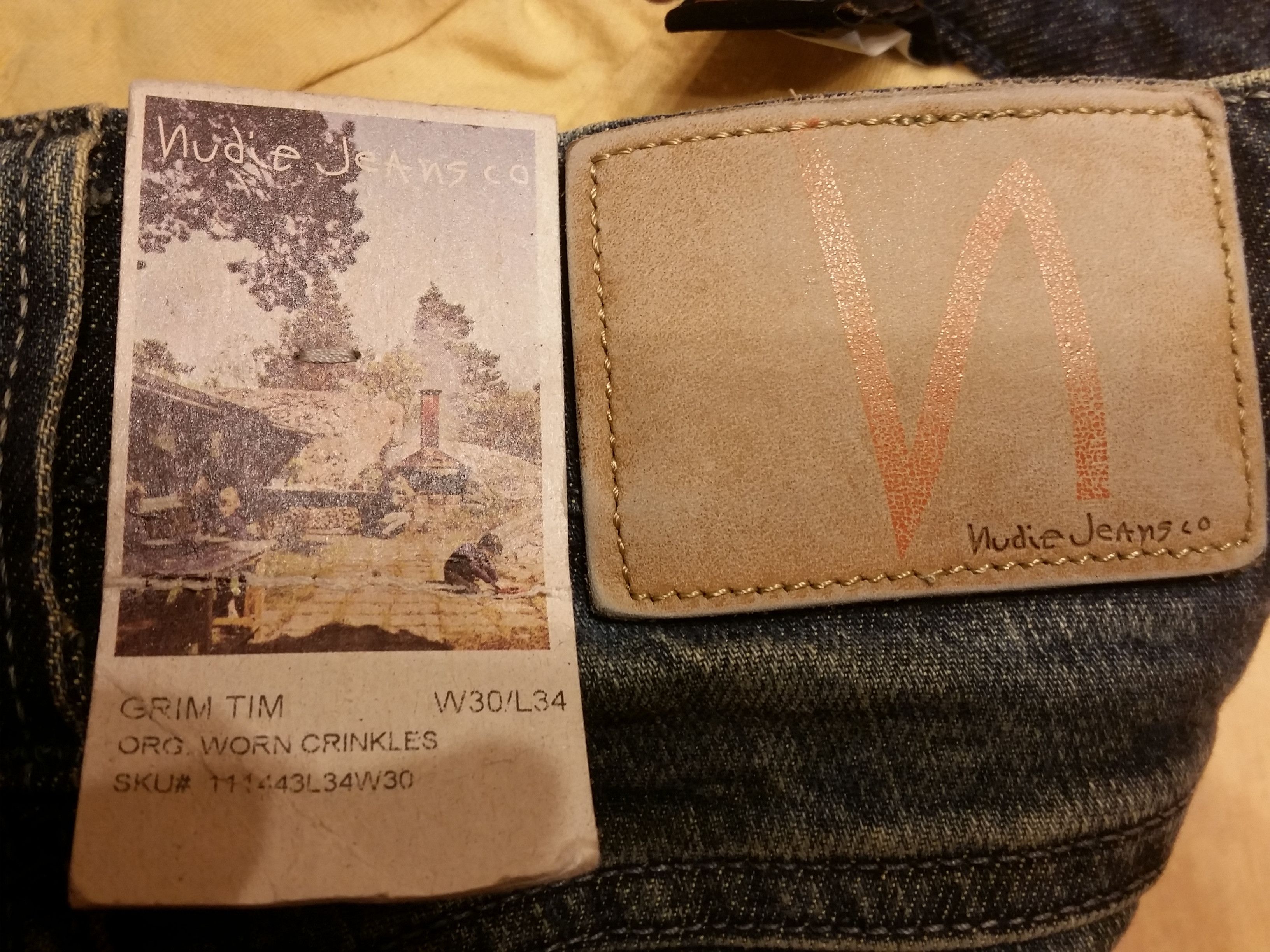 Nudie Jeans $280 Organic Cotton Nudie Grim Tim slim w28 l34 w29 w30 l36 Size US 30 / EU 46 - 3 Thumbnail