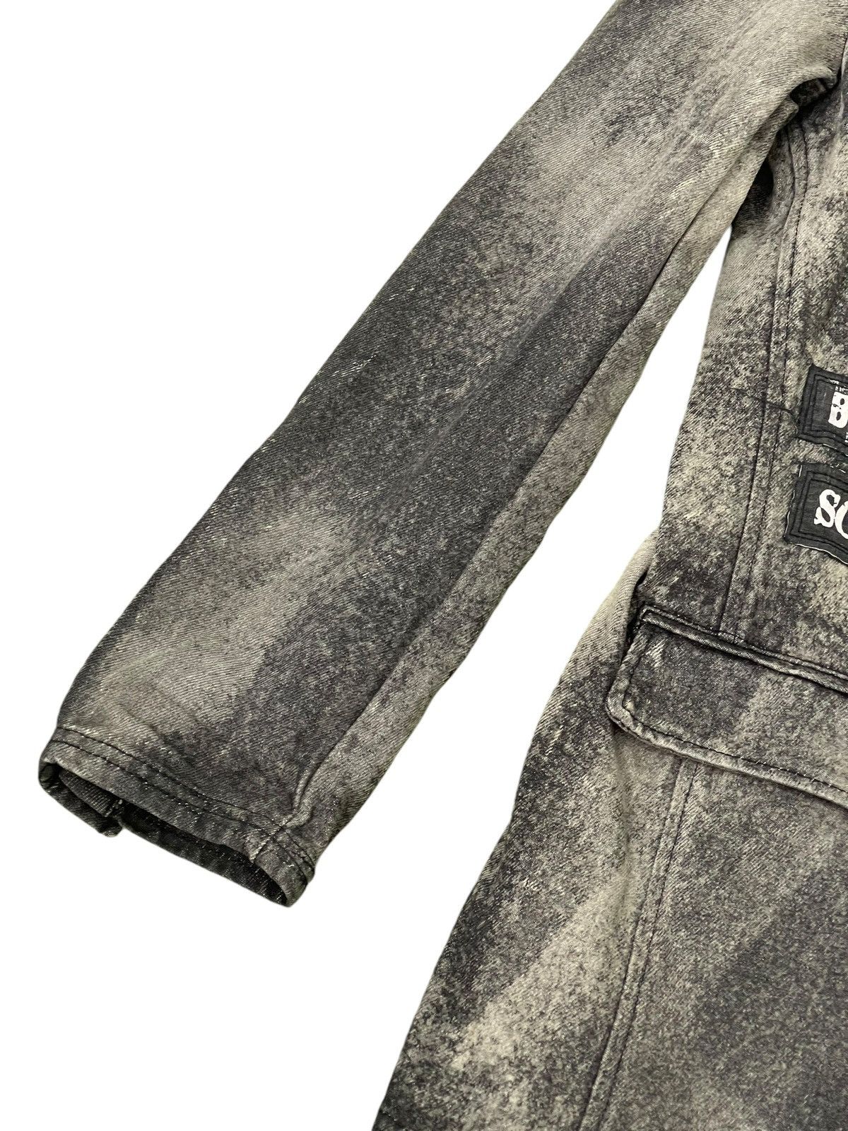 Hysteric Glamour Button Jacket Berning Sho Anarchy Acid Wash Slim 5🟩9 Size US S / EU 44-46 / 1 - 7 Thumbnail