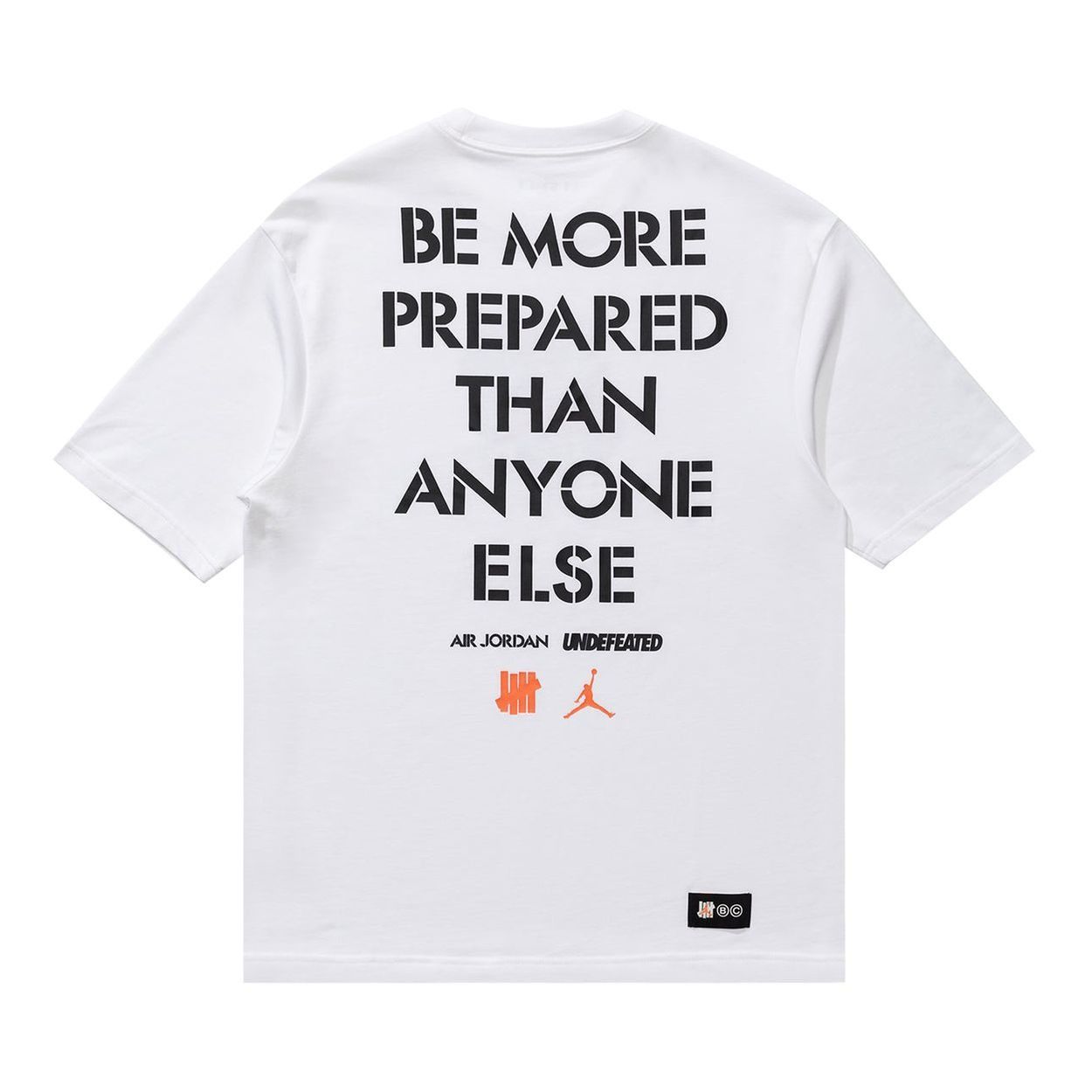 Jordan Brand × Undefeated Air Jordan x UNDEFEATED Strikes T-Shirt 'White' DX4304 100 Size US M / EU 48-50 / 2 - 2 Thumbnail