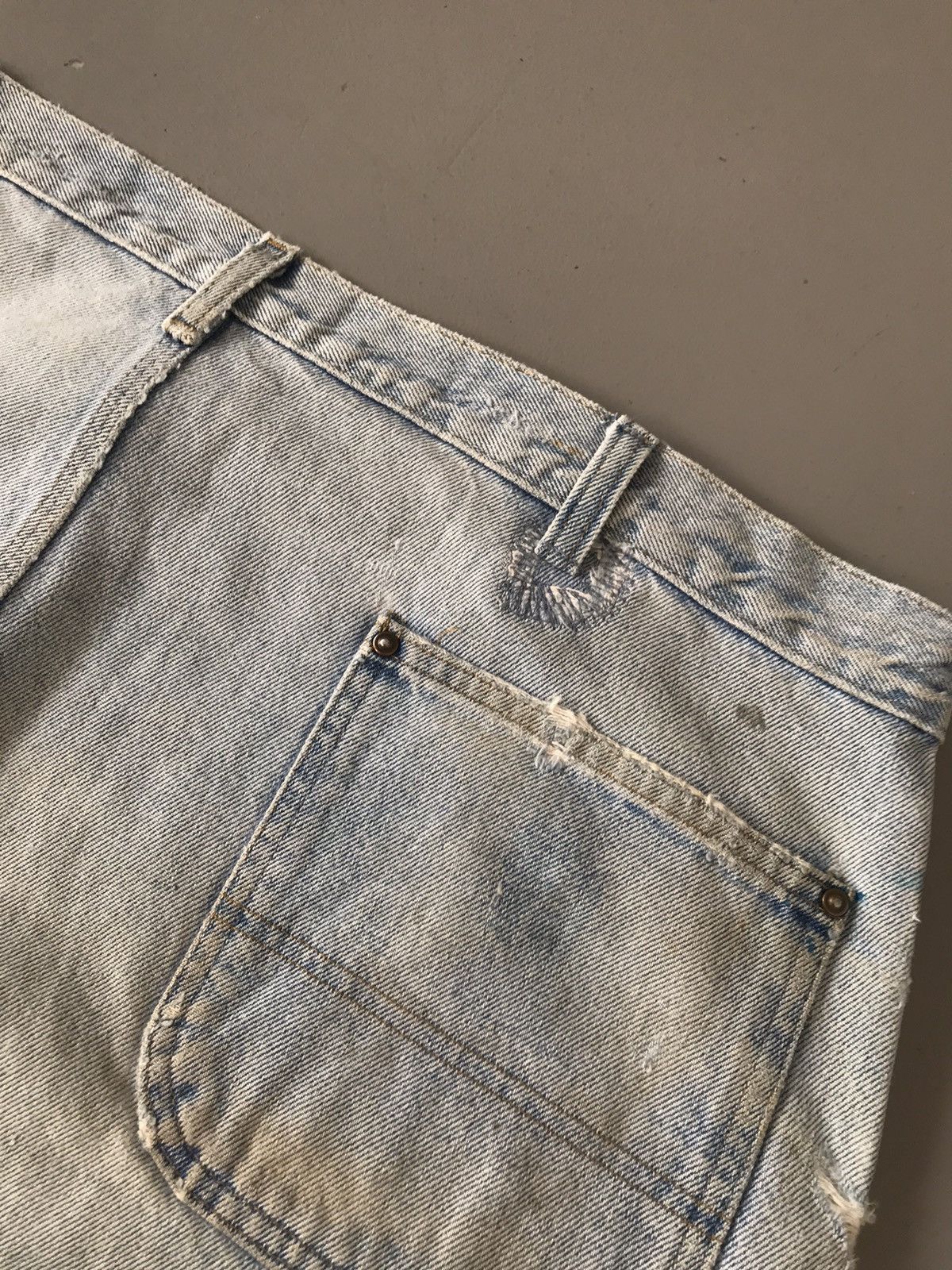 Carhartt × Vintage Vintage Carhartt B73 DST double knee denim Size US 43 - 10 Thumbnail