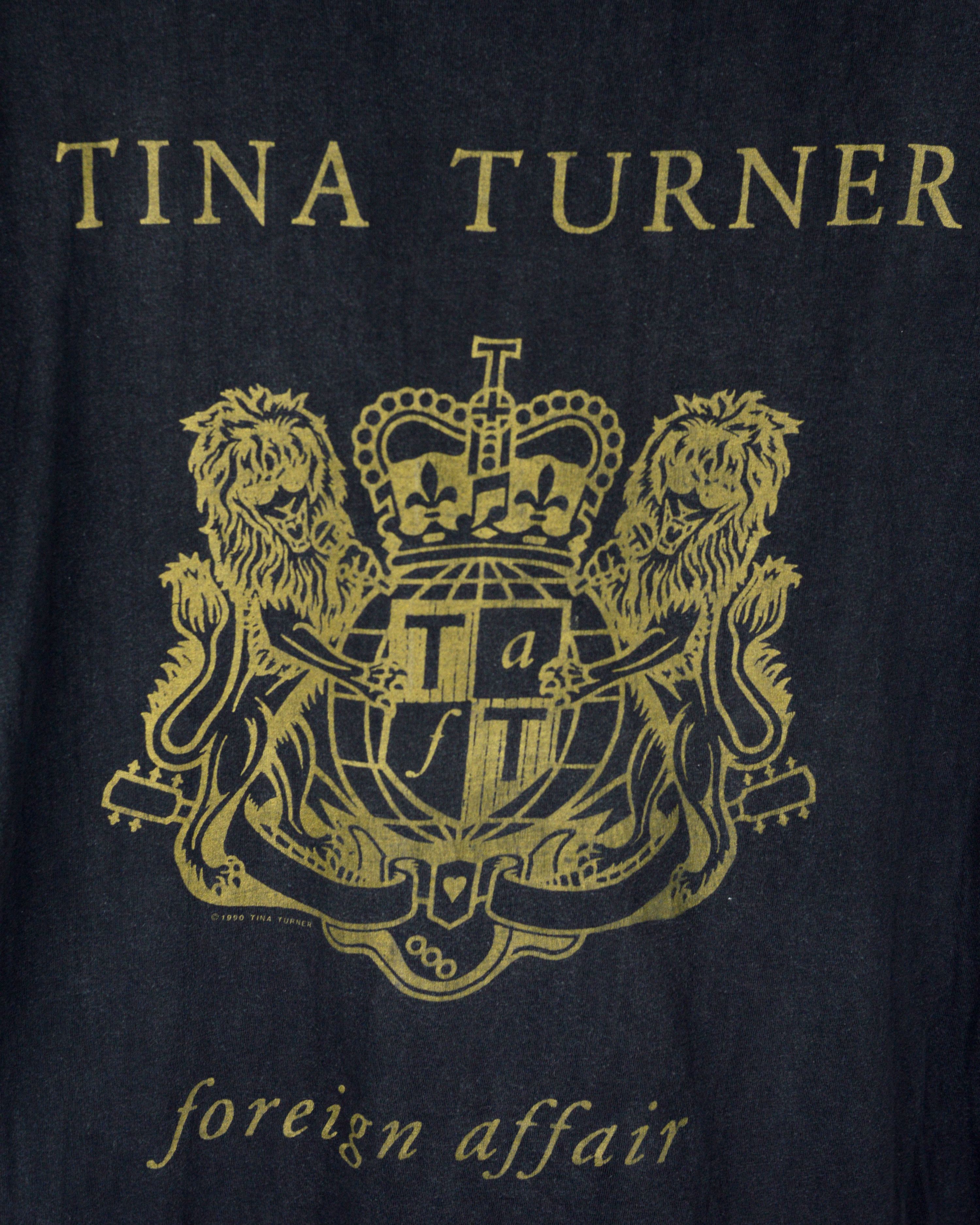 Vintage Vintage Tina Turner foreign Affair 1990 tour t shirt Size US L / EU 52-54 / 3 - 3 Thumbnail
