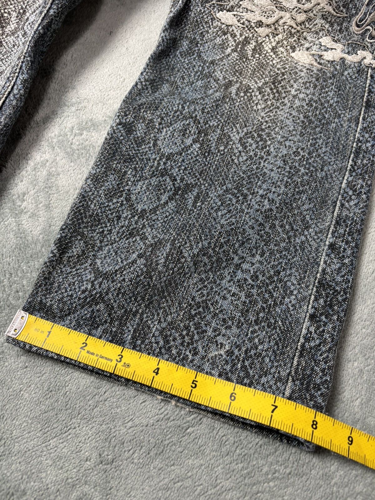 Karakuri Tamashii Karakuri Tamashi Snake Skin Denim Motif Dragon S0230 Size US 30 / EU 46 - 14 Thumbnail