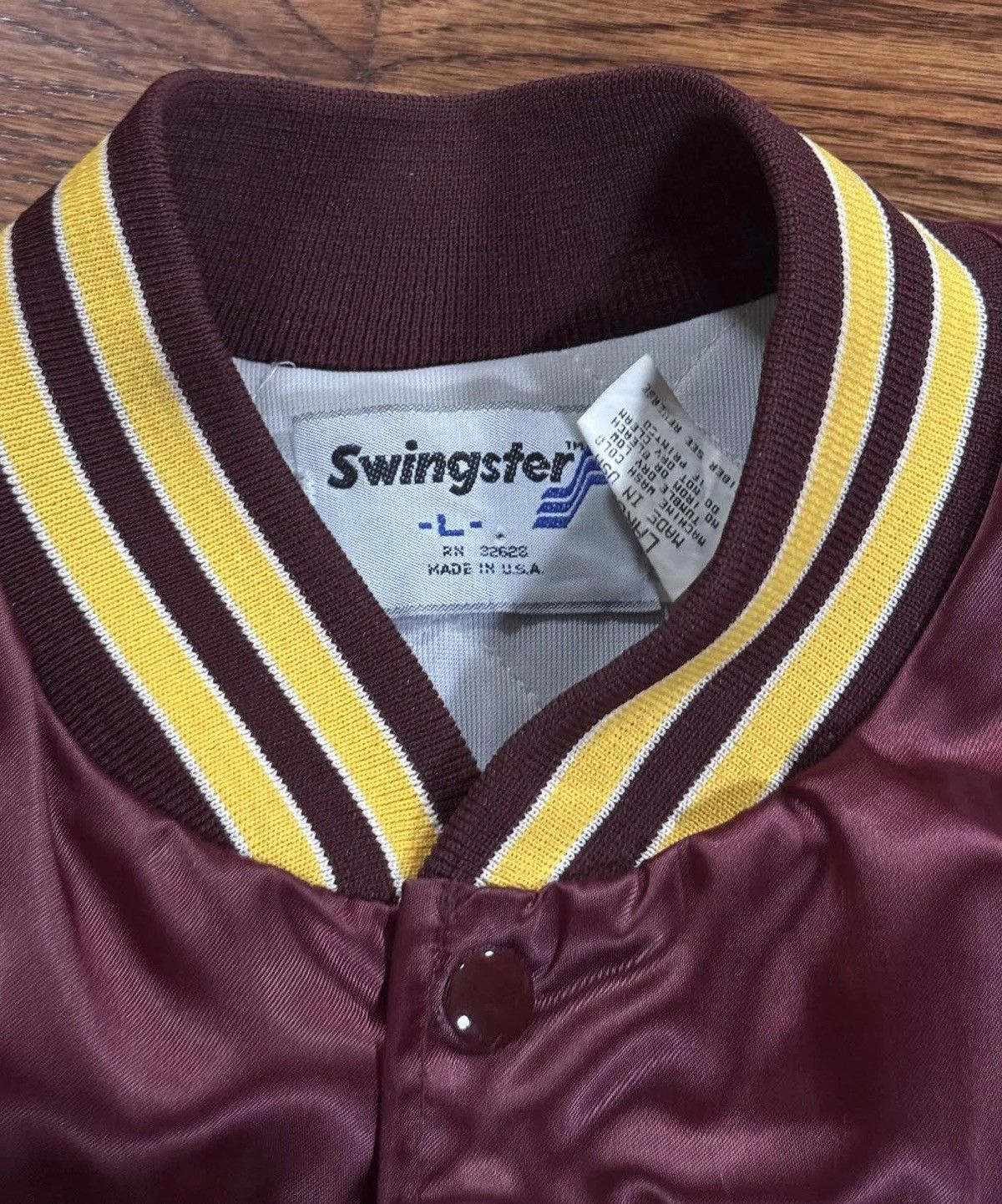 Swingster Vintage Swingster Washington Redskins Satin Jacket (Size L) Size US L / EU 52-54 / 3 - 2 Thumbnail