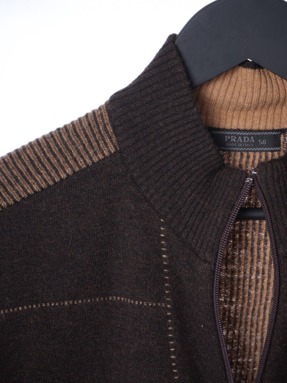 Prada Prada Early 2000’s Wool Full Zip Sweater sz 50 Size US M / EU 48-50 / 2 - 3 Thumbnail