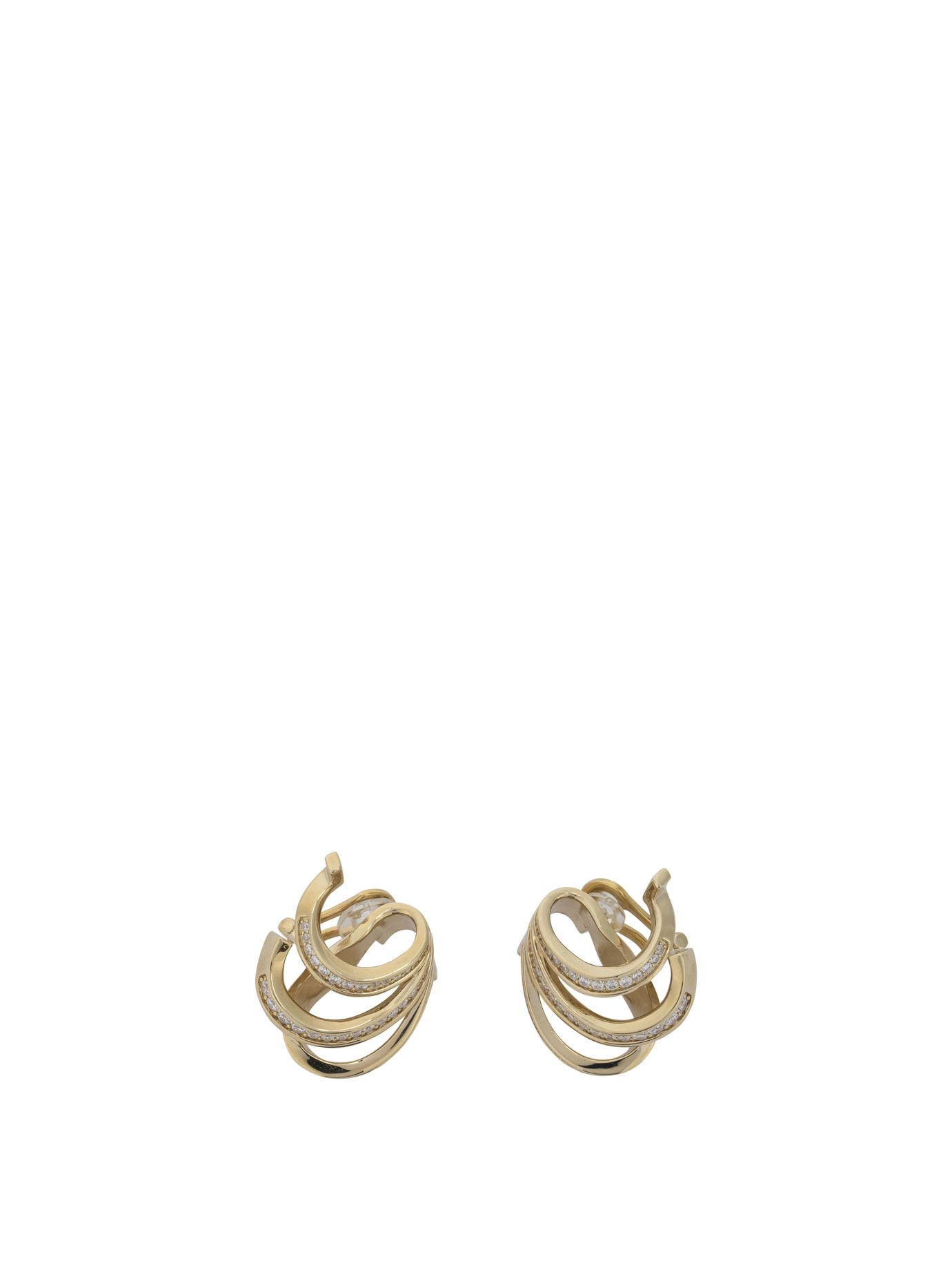 Salvatore Ferragamo Ferragamo Triplo Gancini Earrings UNI Women - USA Duties Paid Size ONE SIZE - 1 Thumbnail