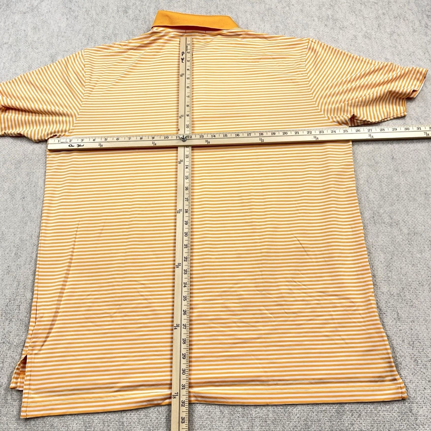 Peter Millar Peter Millar Polo Shirt Men XL Orange Striped Summer Comfort Crown Performance Shirt Polo Men Orange Striped Summer Comfort Crown Performance Size US XL / EU 56 / 4 - 7 Thumbnail