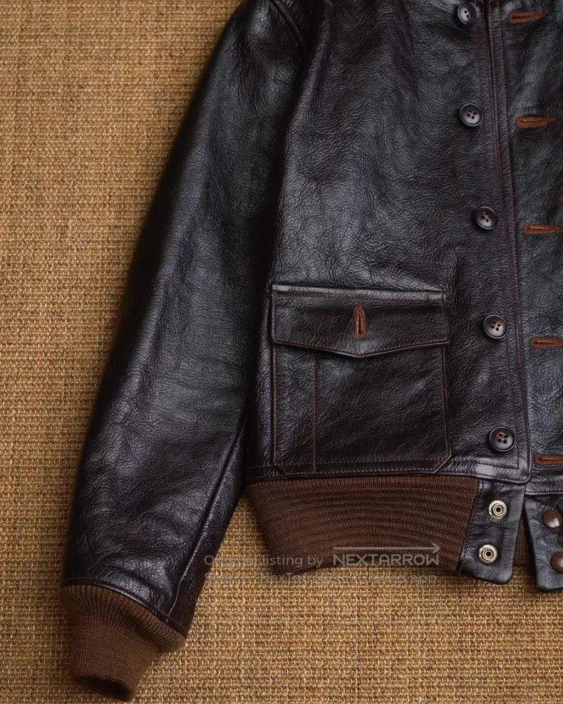 The Real McCoy's The Real McCoys Horseskin leather clothing Size US XXS / EU 40 - 3 Thumbnail