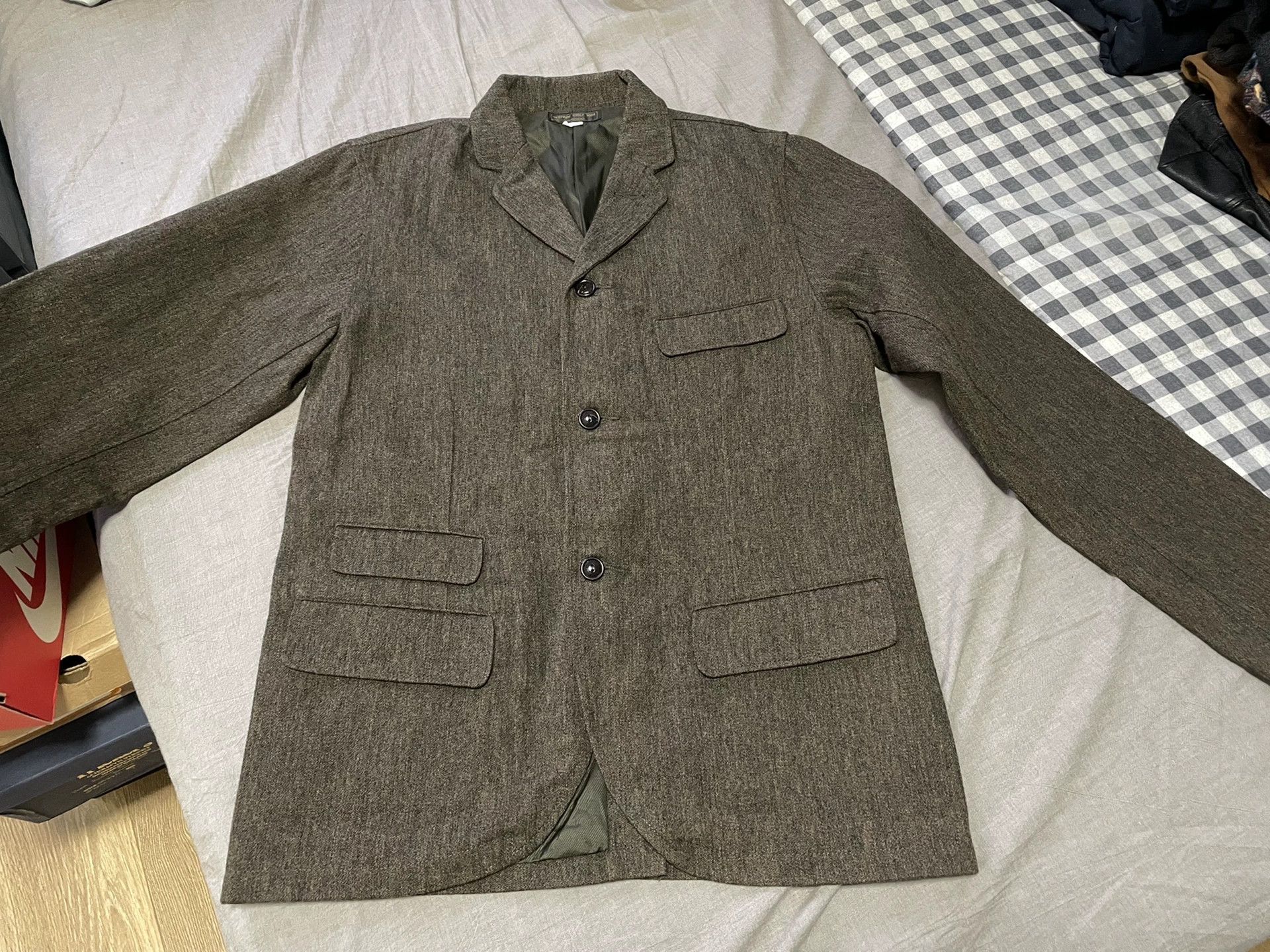 WEST RIDE Vintage Hunting Style Wool Blazer Size US L / EU 52-54 / 3 - 1 Thumbnail