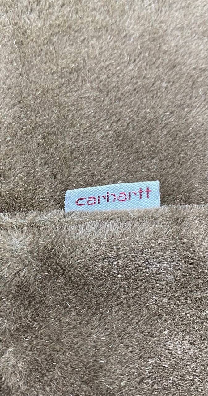 Carhartt Vintage 1990s Carhartt Fleece Faux Fur Zip Up Hoodie Jacket Size US M / EU 48-50 / 2 - 10 Thumbnail