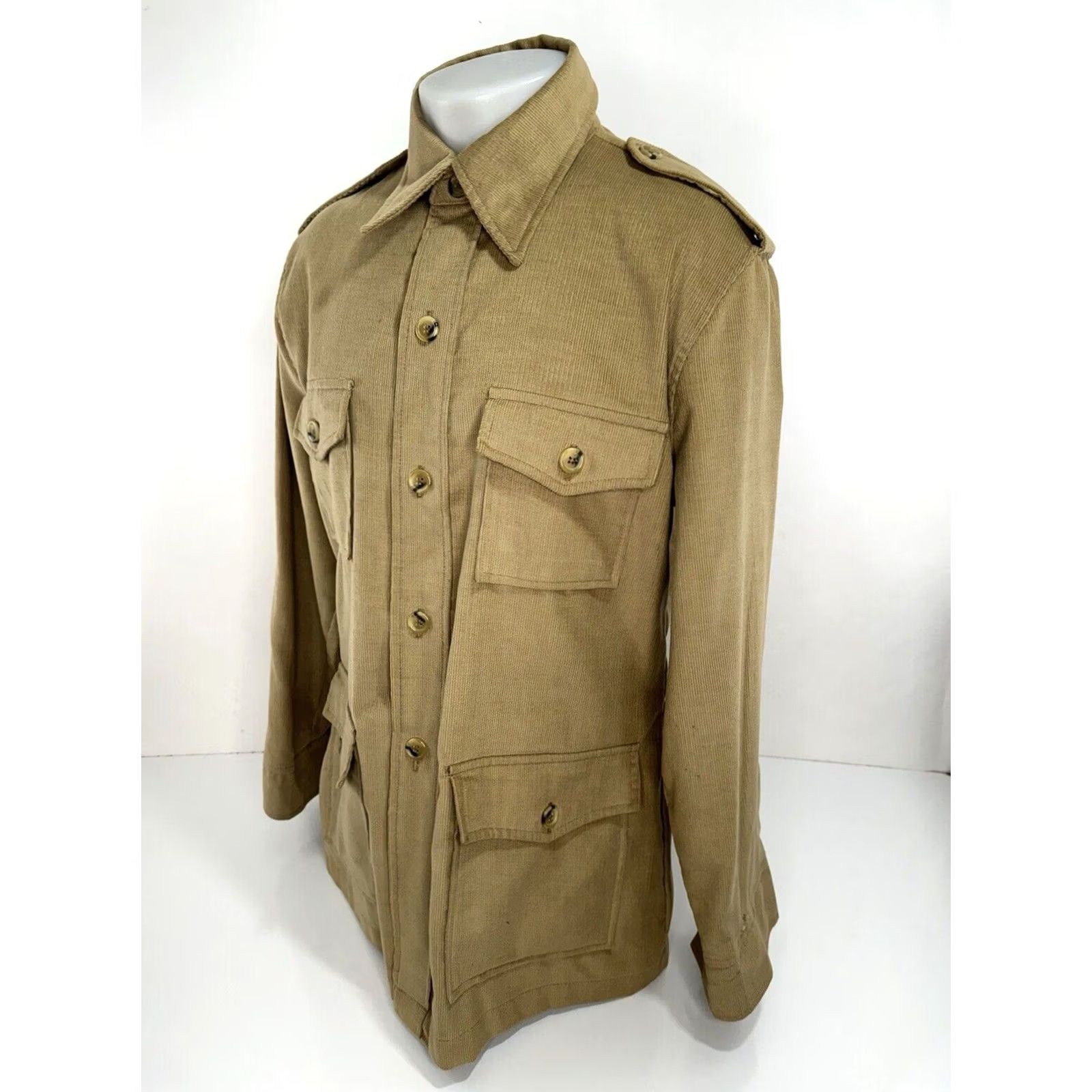 Levi's VINTAGE LEVI'S Signature Corduroy SAFARI Photographer L Jacket Tan Mens Size US L / EU 52-54 / 3 - 2 Thumbnail