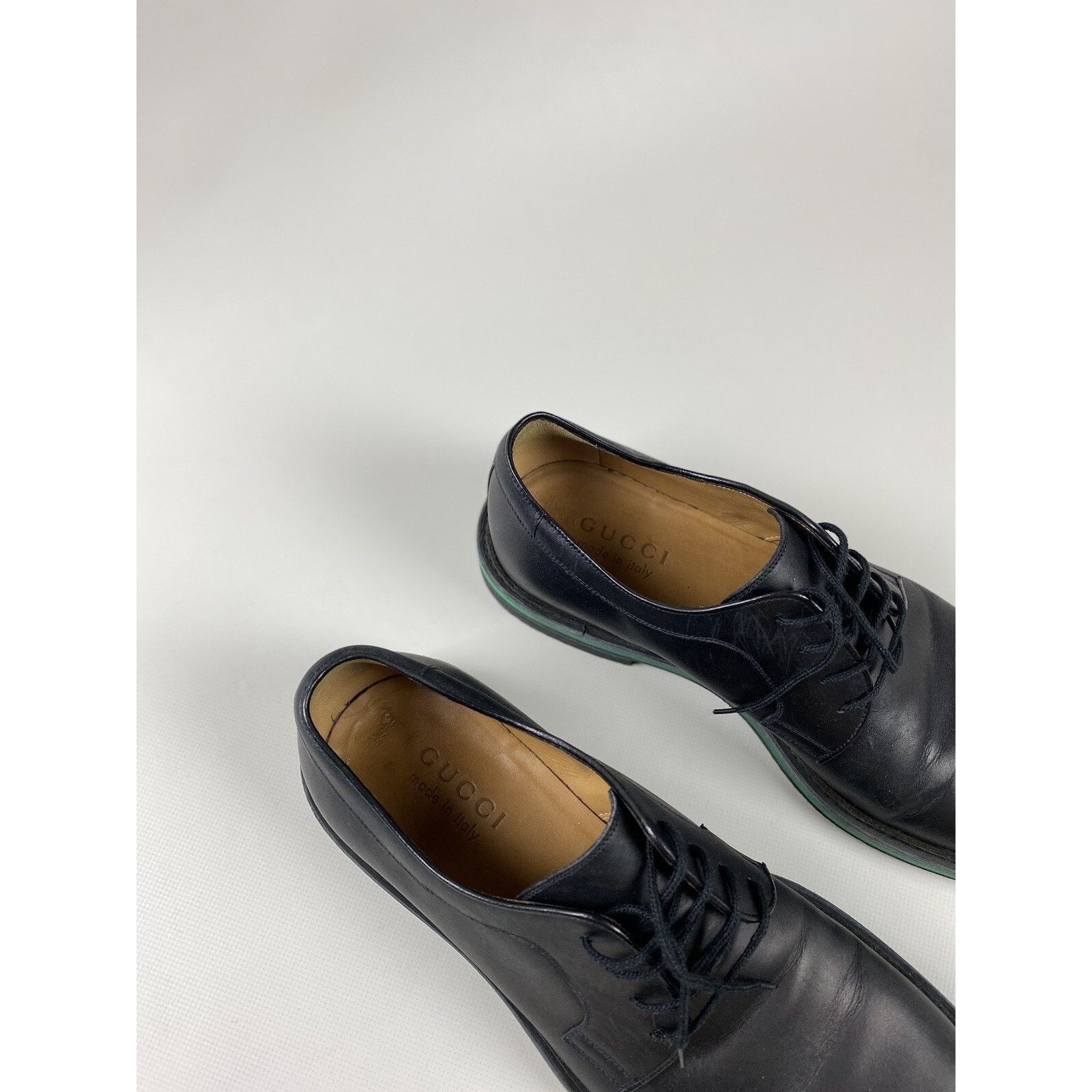 Gucci Gucci Lace Up formal leather shoes size 7 black Size US 7.5 / EU 40-41 - 3 Thumbnail