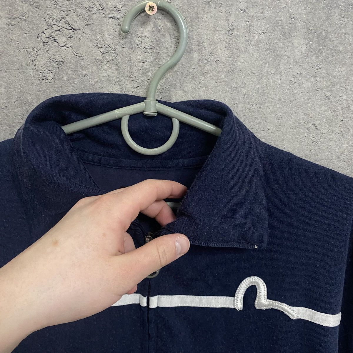 Evisu Vintage Evisu Full Zip Hoodie Big Logo Size US L / EU 52-54 / 3 - 7 Thumbnail