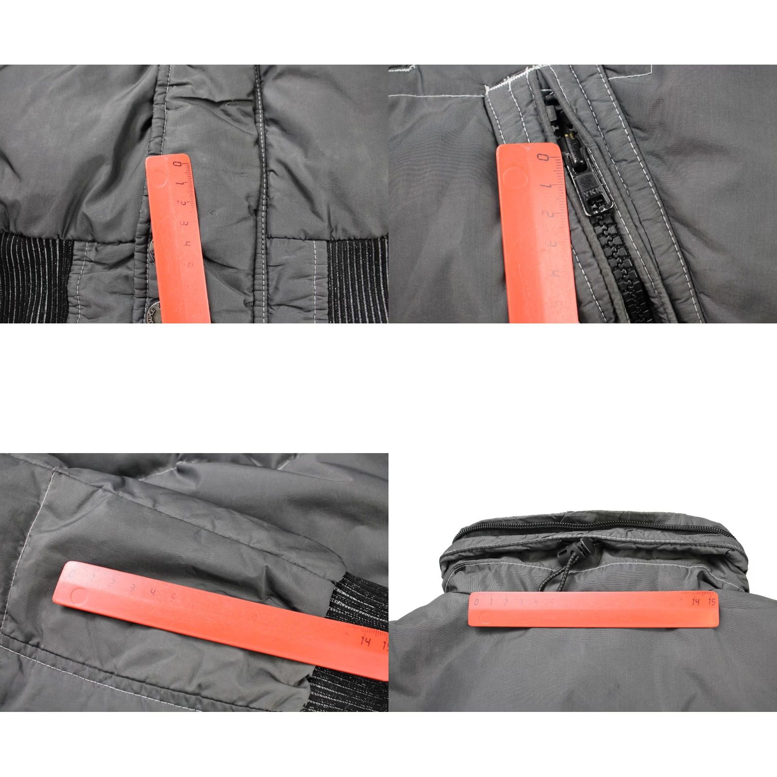 GAS GAS Pure Duck Down Jacket Men's LARGE Quilted Bomber Insulated Ribbed Trims Size US L / EU 52-54 / 3 - 9 Thumbnail