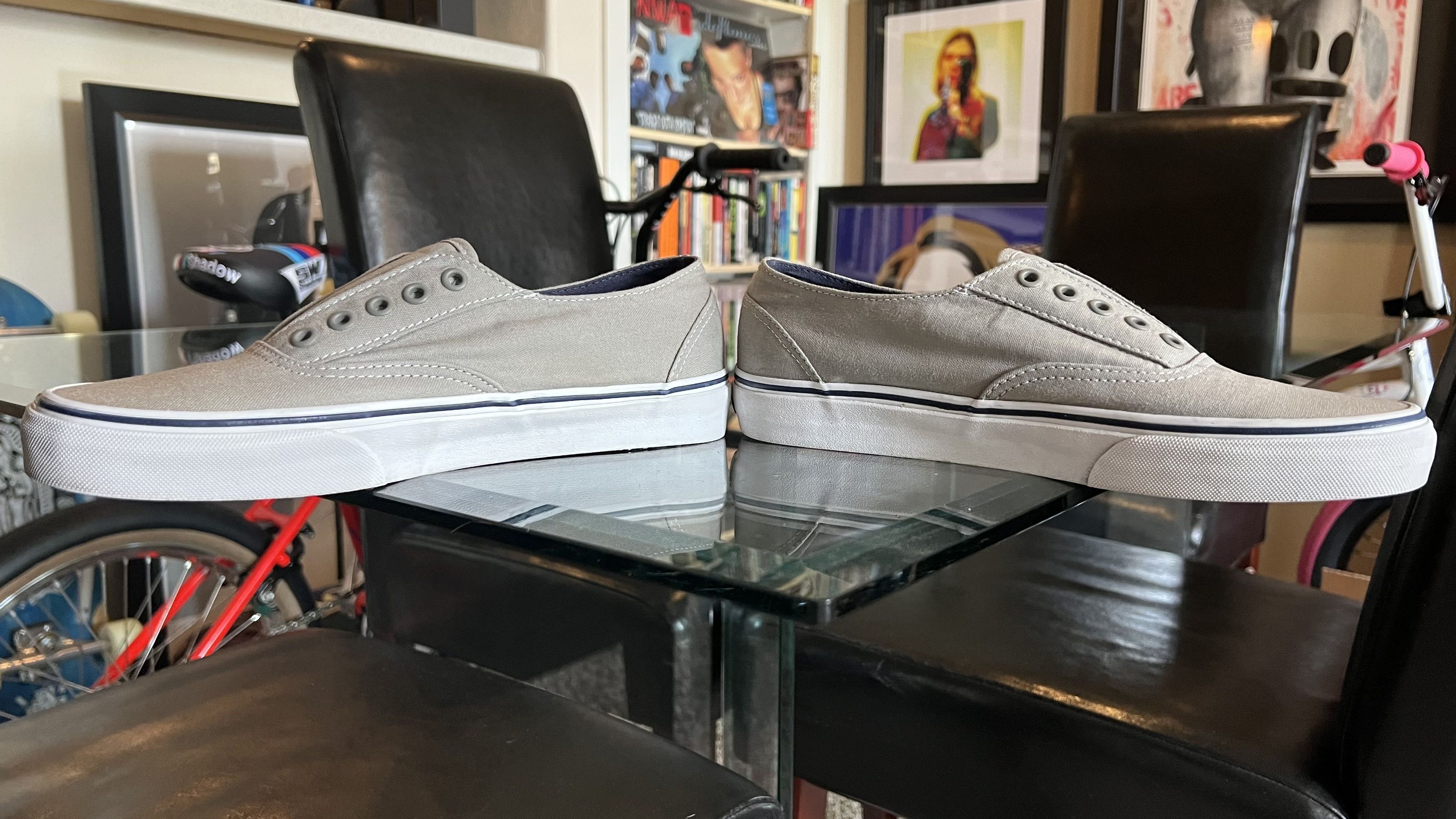 Vans **RARE** VANS ERA AUTHENTIC LACELESS GREY TRUE WHITE 9 Size US 9 / EU 42 - 2 Thumbnail