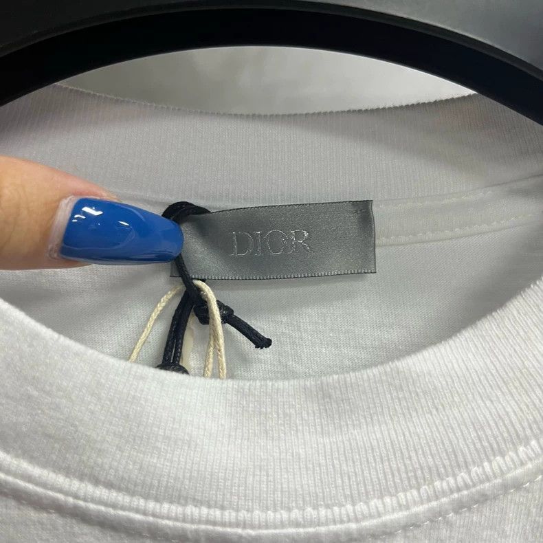 Dior Dior White Crew Neck Short Sleeve T-2505 Size US M / EU 48-50 / 2 - 2 Thumbnail