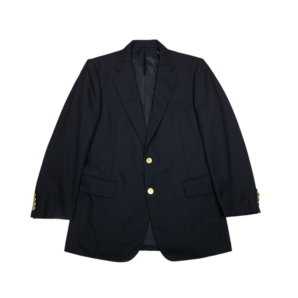 Burberry 🔥VINTAGE BURBERRYS COATS JACKET DOUBLE BREAST GOLDEN BUTTON Size US M / EU 48-50 / 2 - 1 Thumbnail