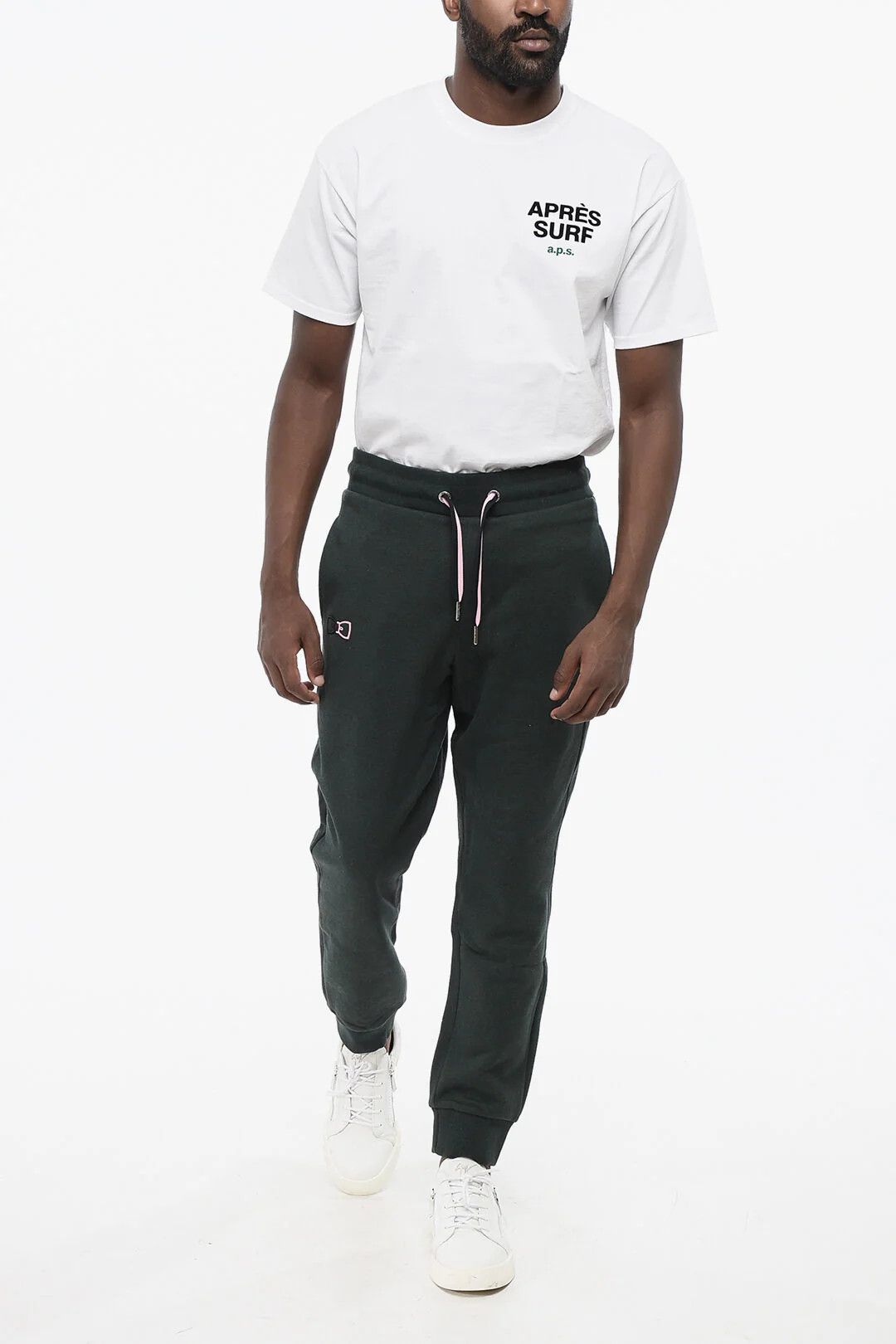 Eden Park og1mm0426 Sweatpants & Joggers in Green Size US 28 / EU 44 - 4 Thumbnail