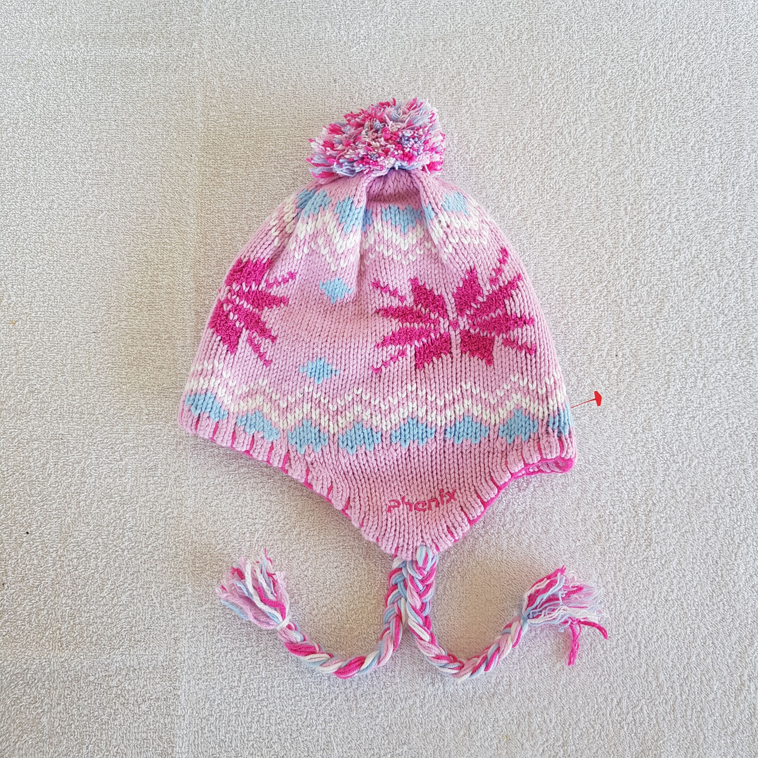 Phenix Vintage Japanese Phenix Earflap Beanie Pom Pom Snow Cap Hat Size ONE SIZE - 5 Thumbnail