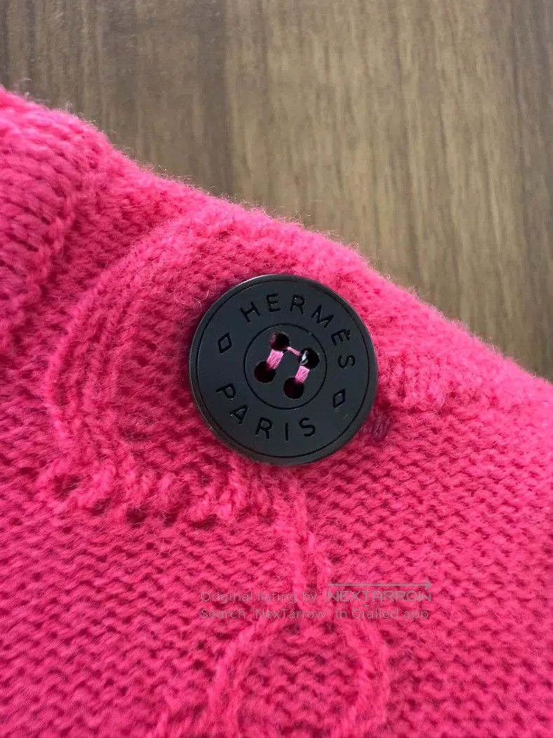 Hermes Hermes Fuchsia wool and cashmere sweater Size XS / US 0-2 / IT 36-38 - 3 Thumbnail