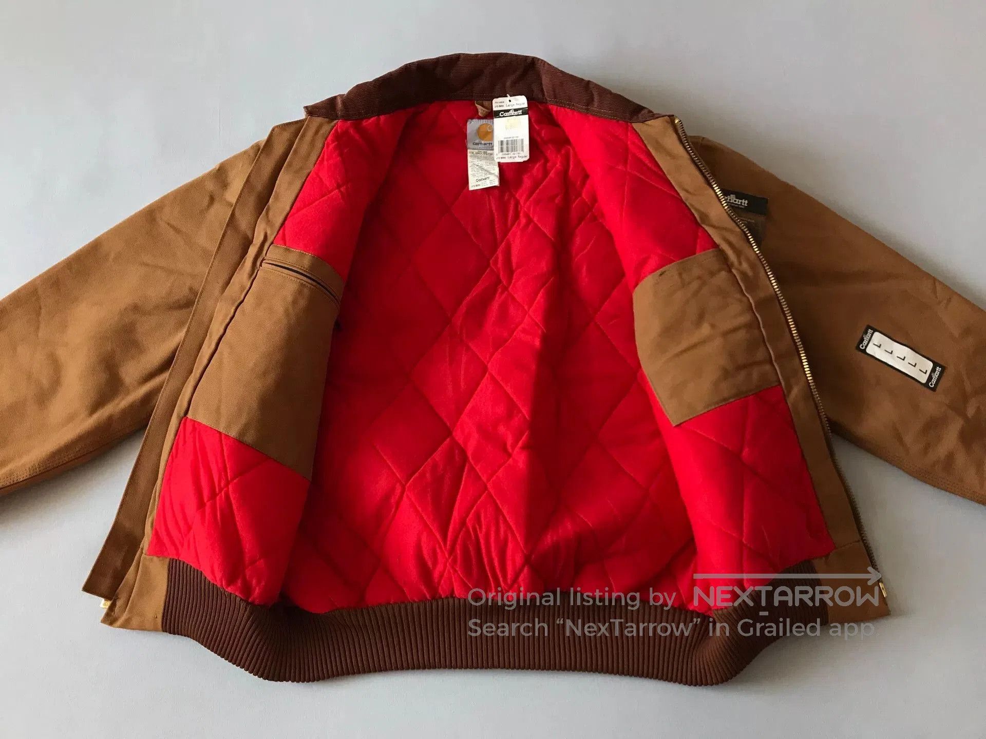 Carhartt Carhartt J13 Brown Canvas Jacket. Size US L / EU 52-54 / 3 - 3 Thumbnail