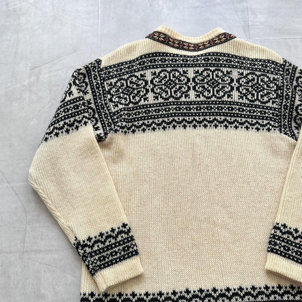 Dale Of Norway 80s 90s Nordic Pattern Knit Cardigan Vintage Dale Of Norway Size US L / EU 52-54 / 3 - 13 Thumbnail