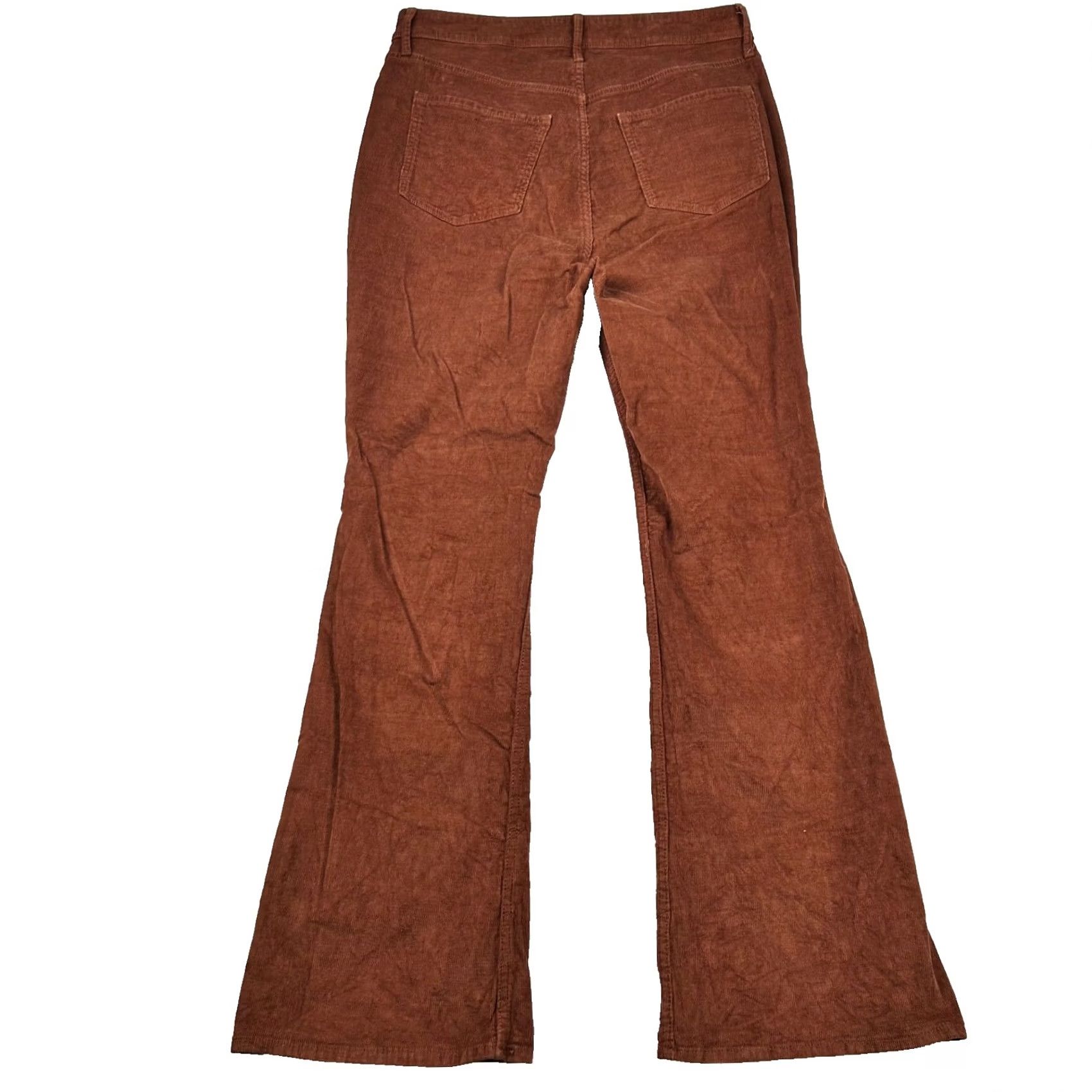 Old Navy Old Navy Womens Corduroy Pants 14 High Rise Flare Amber Brown Bell Bottom Pants Adults Womens High Rise Corduroy Brown 14 Denim Old Navy Women’s Pants Size 24" / US 00 / IT 34 - 2 Thumbnail
