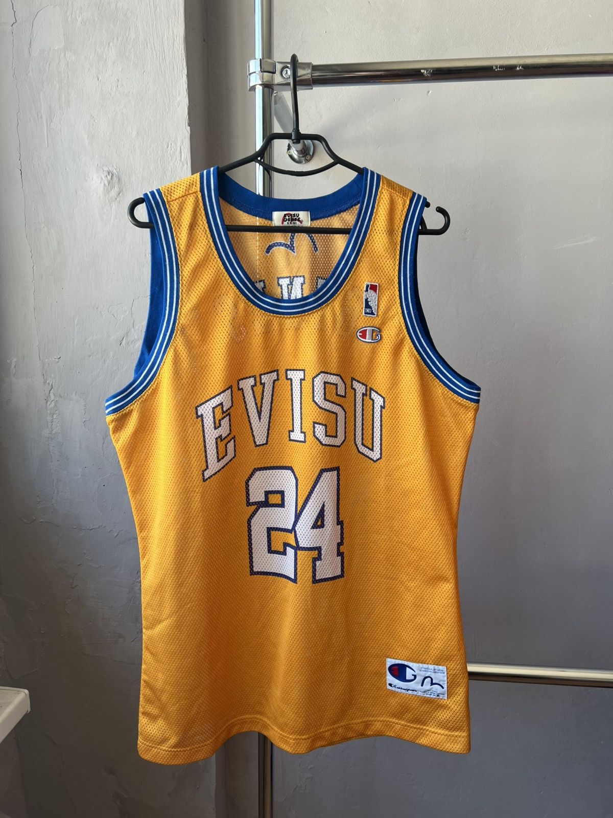 Evisu RARE VINTAGE EVISU X CHAMPION GENES NBA BASKETBALL JERSEY Size US L / EU 52-54 / 3 - 2 Thumbnail