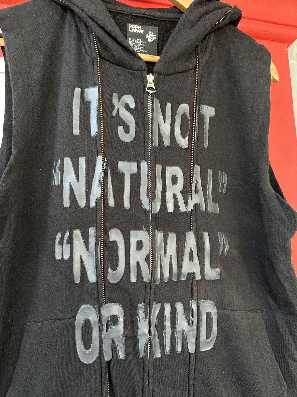 PPFM PPFM “It’s Not Natural Normal Or Kind Sleeveless Hoodie Size US L / EU 52-54 / 3 - 2 Thumbnail