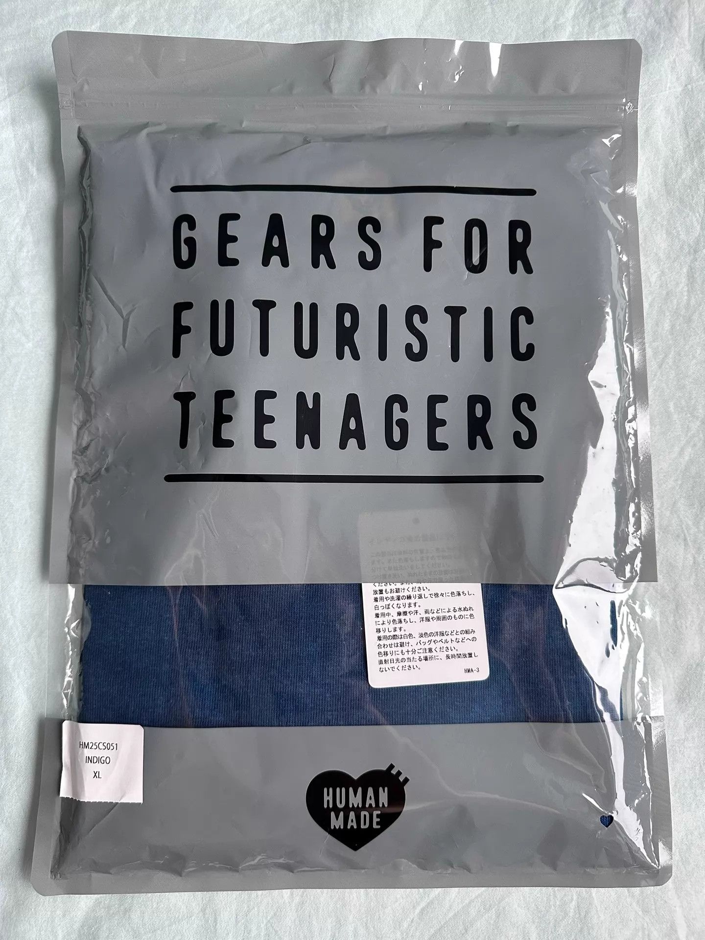 Human Made HUMAN MADE 23SS Indigo Dyed Gradient Bamboo Cotton Tee XL NWT Size US XL / EU 56 / 4 - 1 Thumbnail
