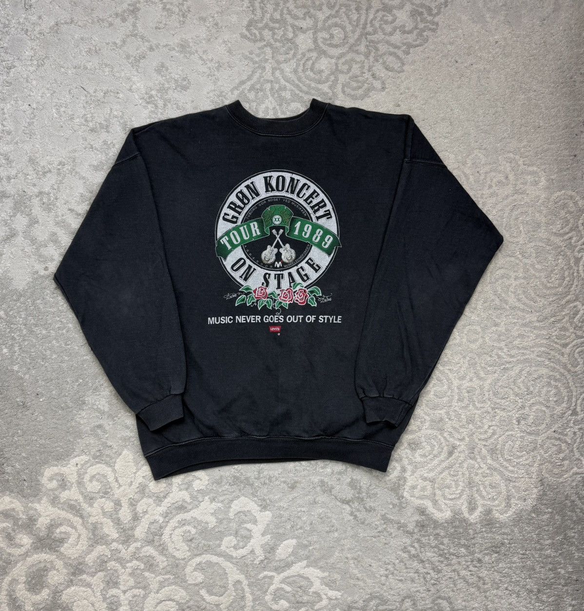 Levi's Very Rare Levi's Grøn Concert 1989 Tour Vintage 80's Size US L / EU 52-54 / 3 - 2 Thumbnail