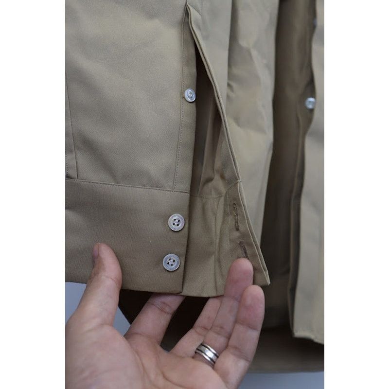 Alexander McQueen o1rshd1 Button Up Shirt in Brown Size US S / EU 44-46 / 1 - 8 Thumbnail