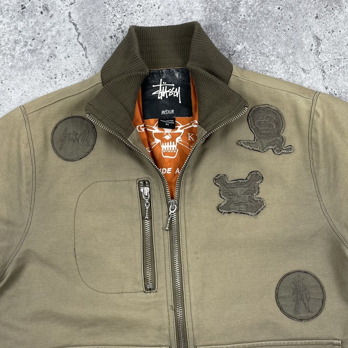 Stussy VERY RARE Vintage Stussy x Kostas Seremetis Bomber Jacket Size US M / EU 48-50 / 2 - 4 Thumbnail
