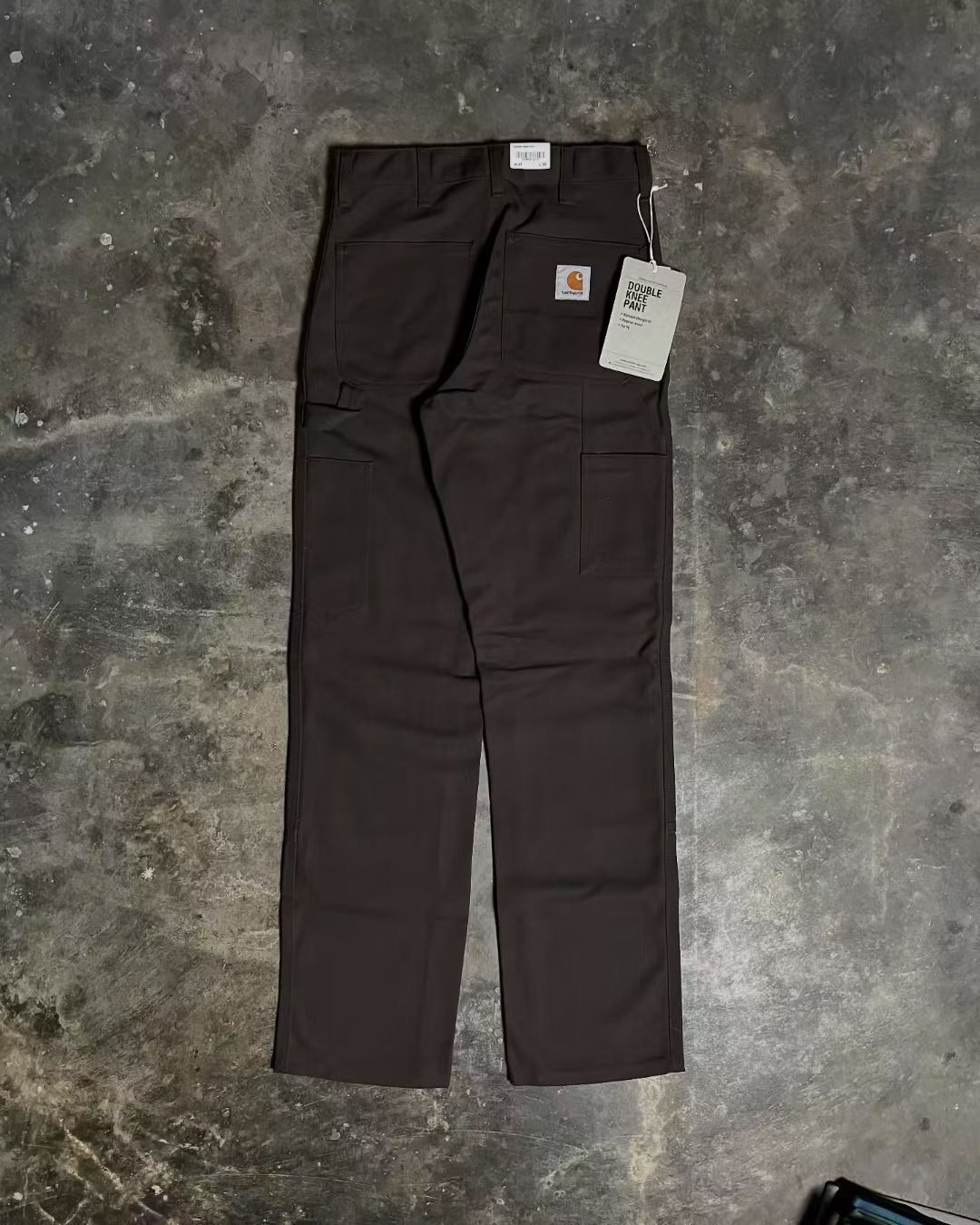 Carhartt Carhartt WIP Double Knee Pant – Tobacco (Rinsed) Size US 30 / EU 46 - 2 Thumbnail