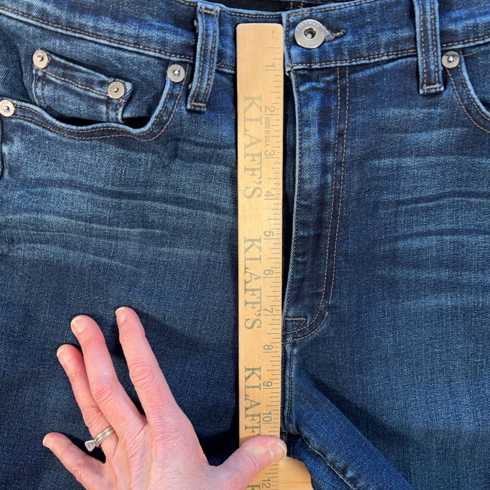 Pistola Pistola Jeans Size 30 Straight Leg Crop Womens Raw Hem Size 30" / US 8 / IT 44 - 10 Thumbnail