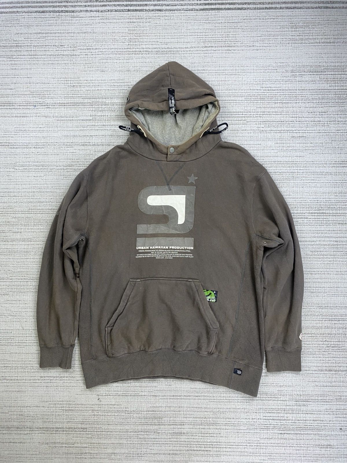 Vintage Vintage Soljah Urban Hawaian Surfing Space Station Hoodie Size US XL / EU 56 / 4 - 1 Thumbnail