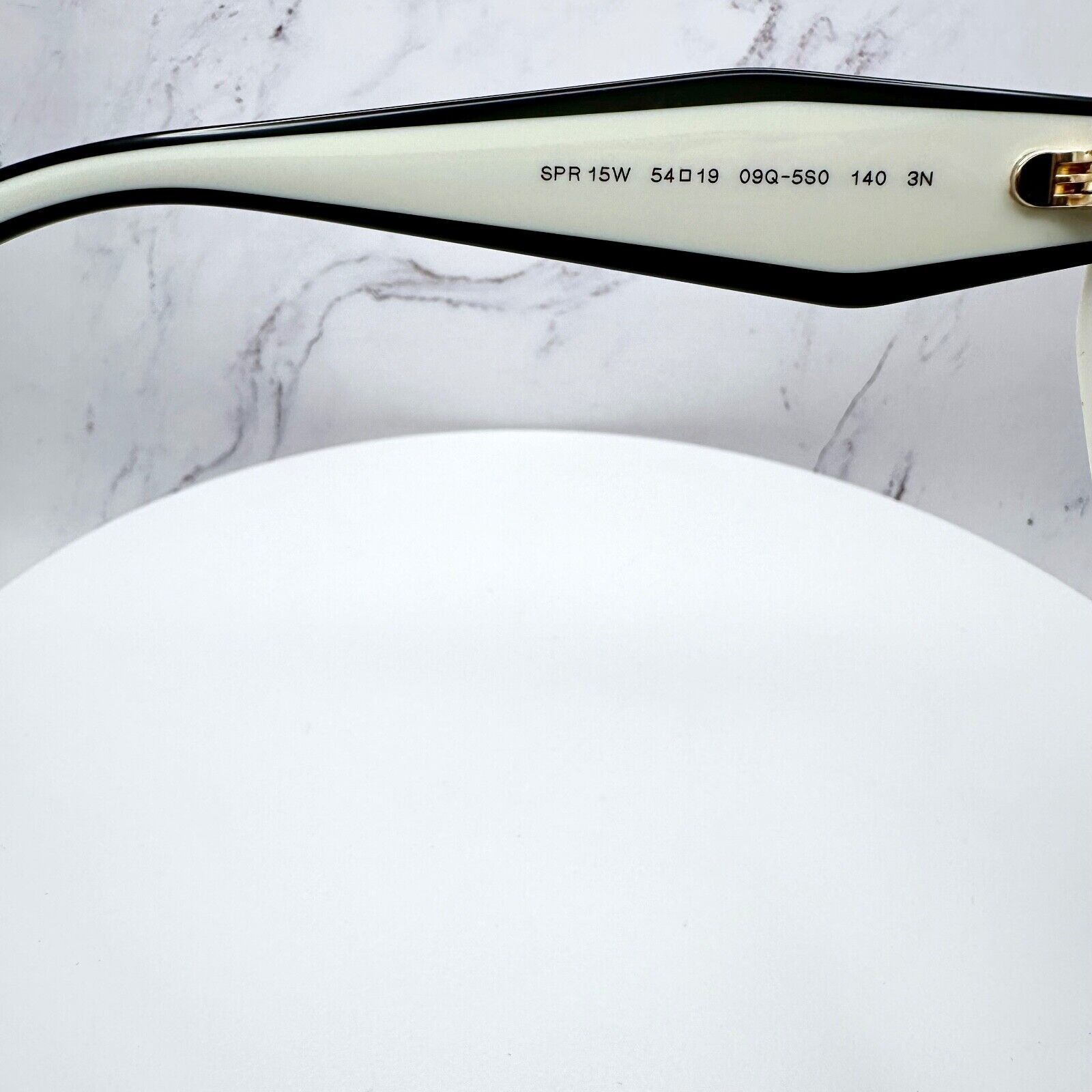 Prada New Prada Sunglasses Womens Black White Symbole Logo Size ONE SIZE - 8 Thumbnail