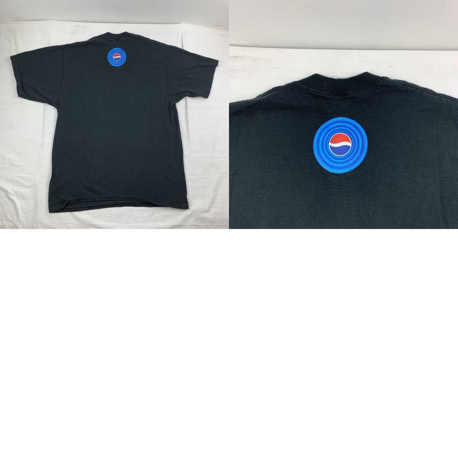 Fruit Of The Loom VINTAGE Pepsi Shirt Adult L Black 90s Tee Size US L / EU 52-54 / 3 - 8 Thumbnail