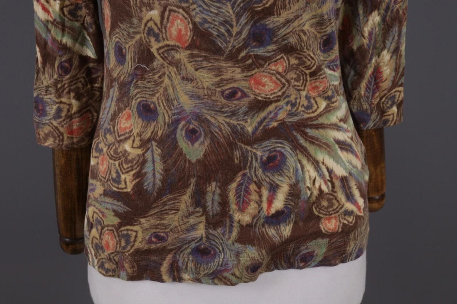 Lauren Ralph Lauren Lauren Ralph Lauren Brown Rare Feathers Top Shirt Size M Size M / US 6-8 / IT 42-44 - 4 Thumbnail