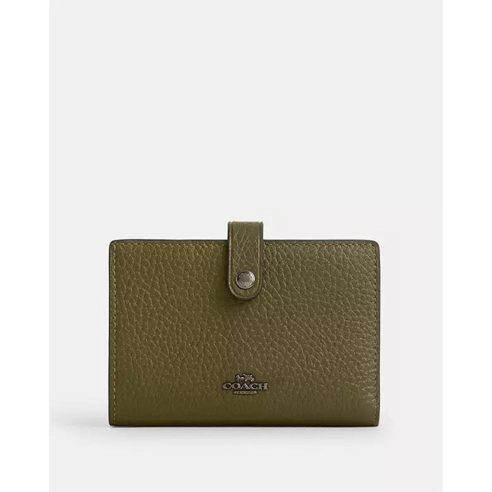 Coach NWT Coach 2-in-1 Wallet Soft Gunmetal/Olive CCL70 Size ONE SIZE - 7 Thumbnail