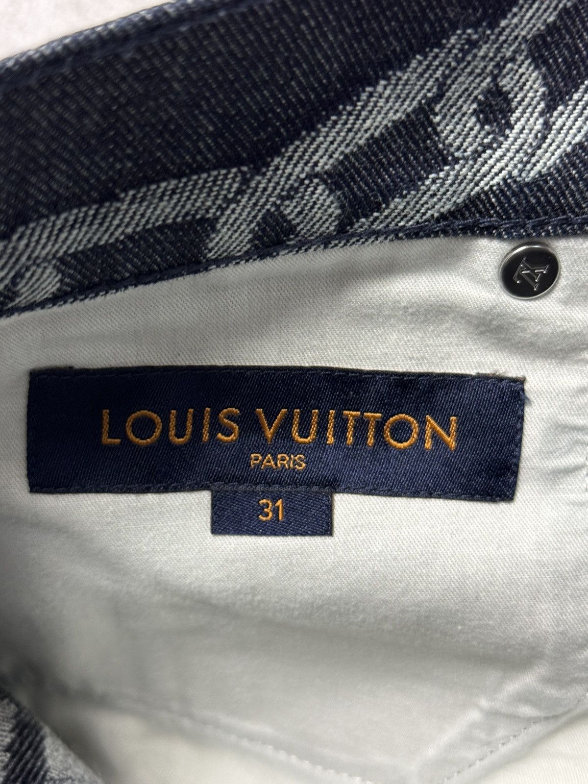 Louis Vuitton Louis Vuitton Chain Denim Pants Virgil Abloh Size US 31 - 5 Thumbnail