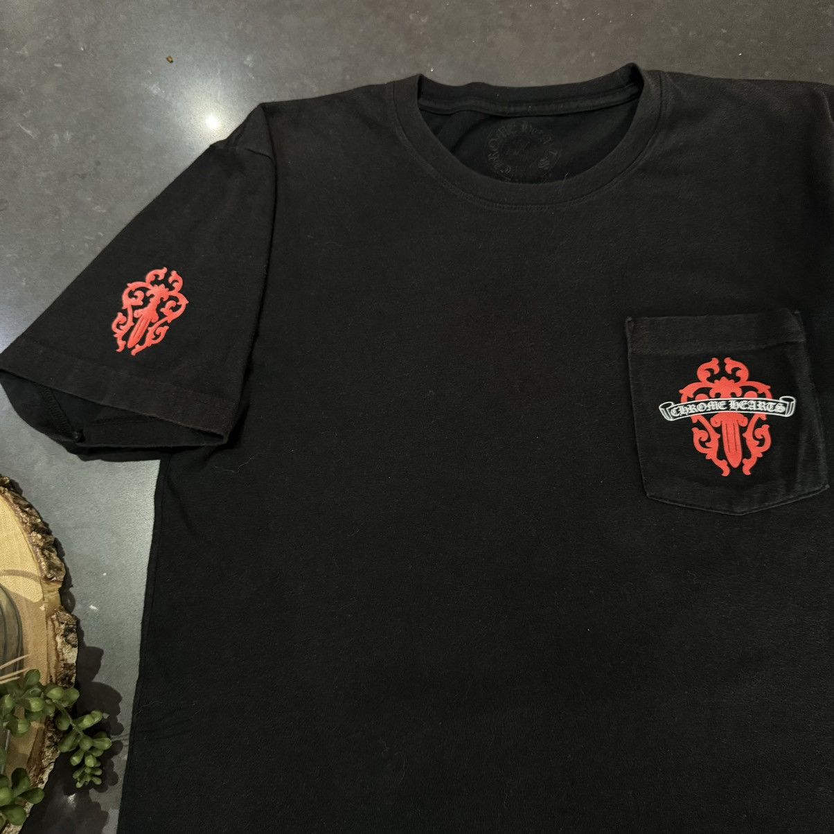 Chrome Hearts Chrome Hearts Red Dagger T-Shirt Size US M / EU 48-50 / 2 - 2 Thumbnail
