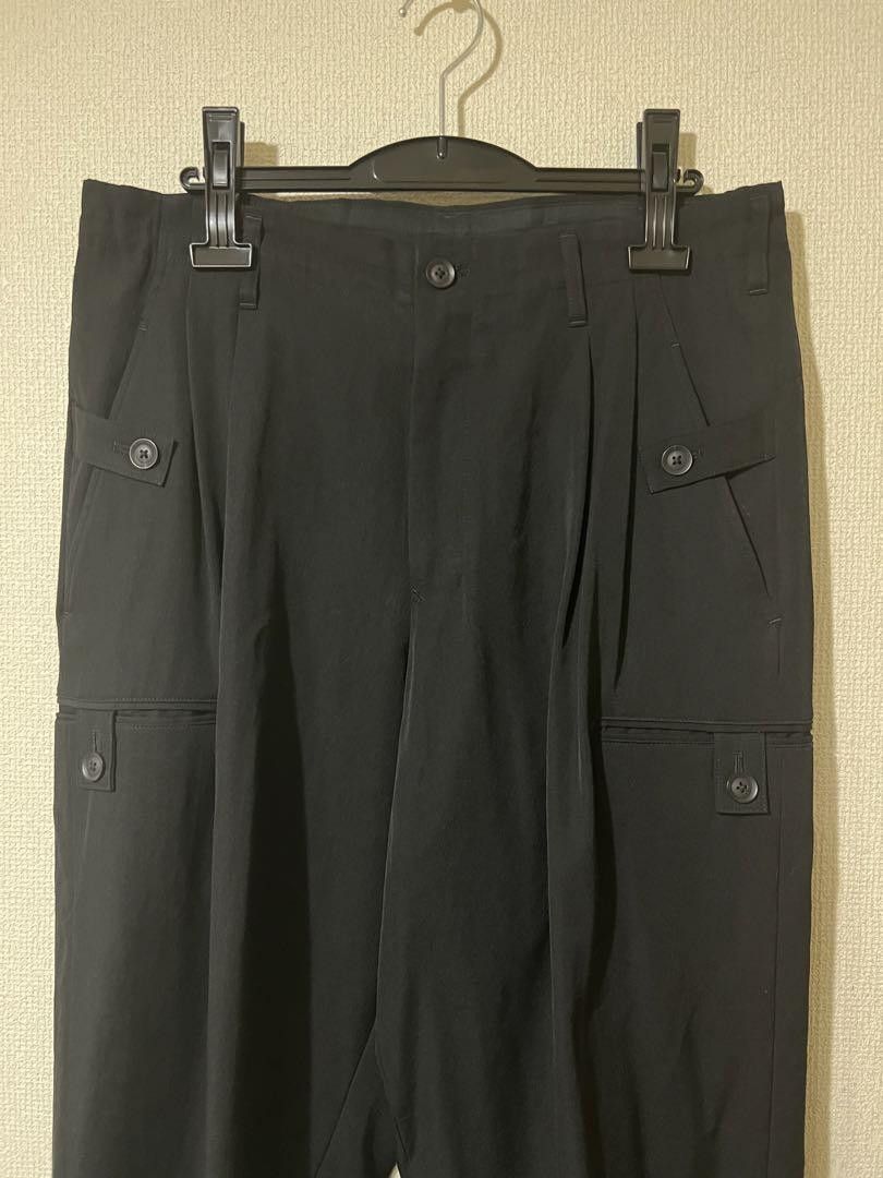 Yohji Yamamoto Yohji Yamamoto 2020AW LOOK13,36 tab pants Size US 34 / EU 50 - 4 Thumbnail