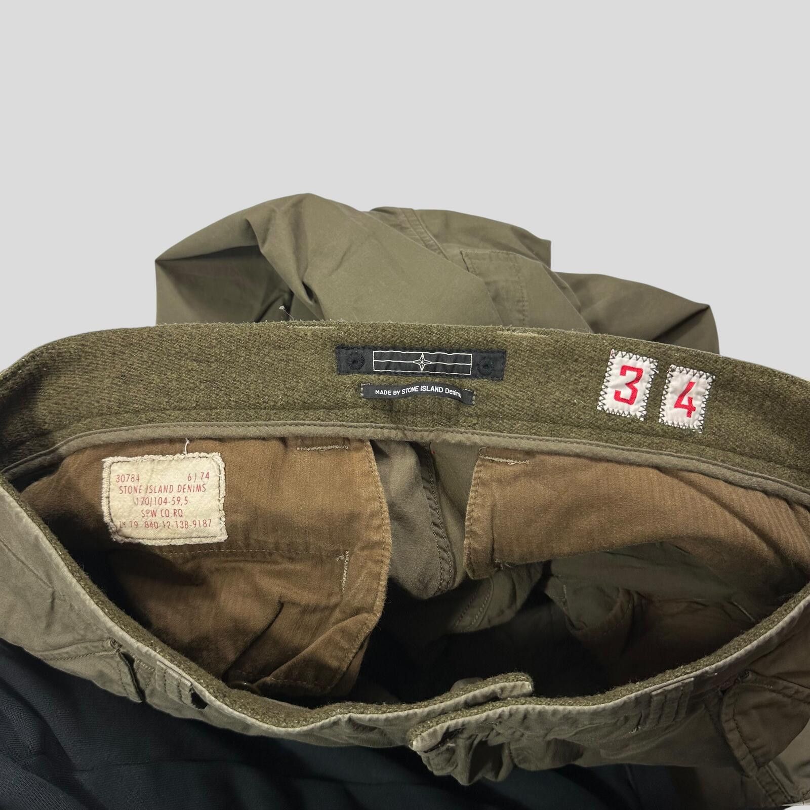 Stone Island Stone Island AW08 Denims Multipocket Baggy Cargo Trousers L Size US 34 / EU 50 - 8 Thumbnail