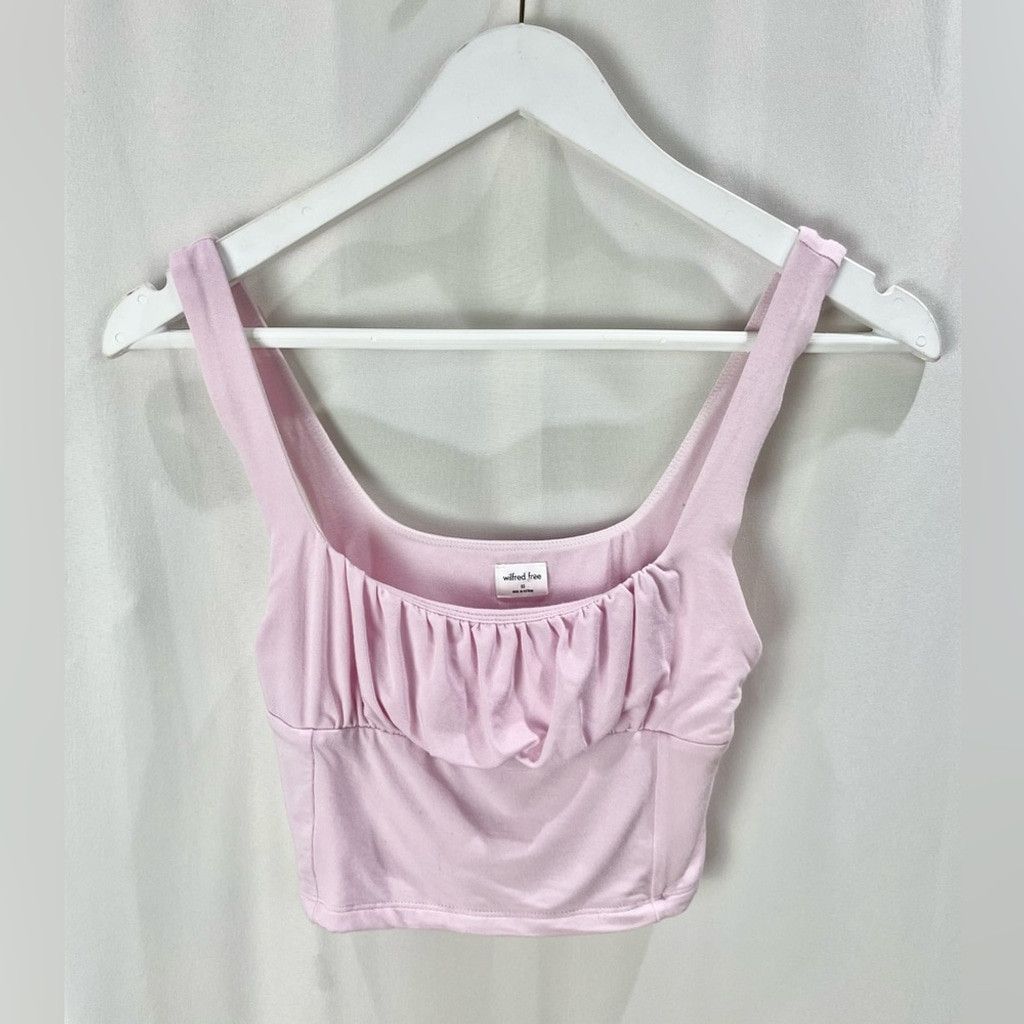 Aritzia × Other Wilfred Orbit Tank in Soft Pink Size XS Size XS / US 0-2 / IT 36-38 - 3 Thumbnail