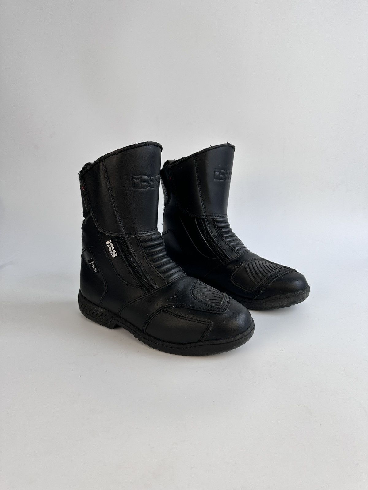iXS Walk & Ride Motorcycle Boots Leather Touring Moto Boots