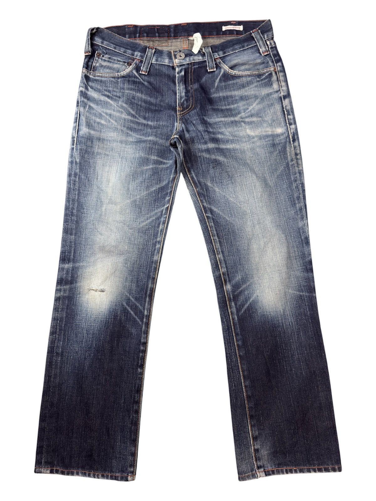 Engineered Garments × Levi's Vintage Levi’s 519 90s Distressed Heavy Fade Whisker Denim Size US 31 - 1 Thumbnail