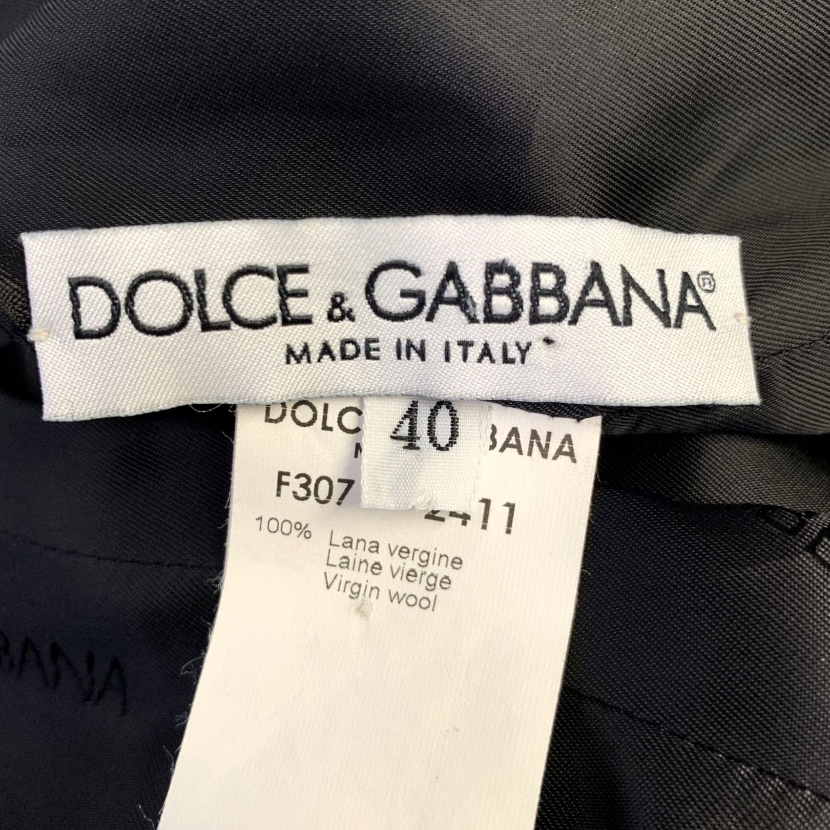 Dolce & Gabbana DOLCE & GABBANA Black Virgin Wool Body-Con Midi Dress 4 Dress Womens Adult Midi Black Virginia Wool Body-Con Size S / US 4 / IT 40 - 5 Thumbnail