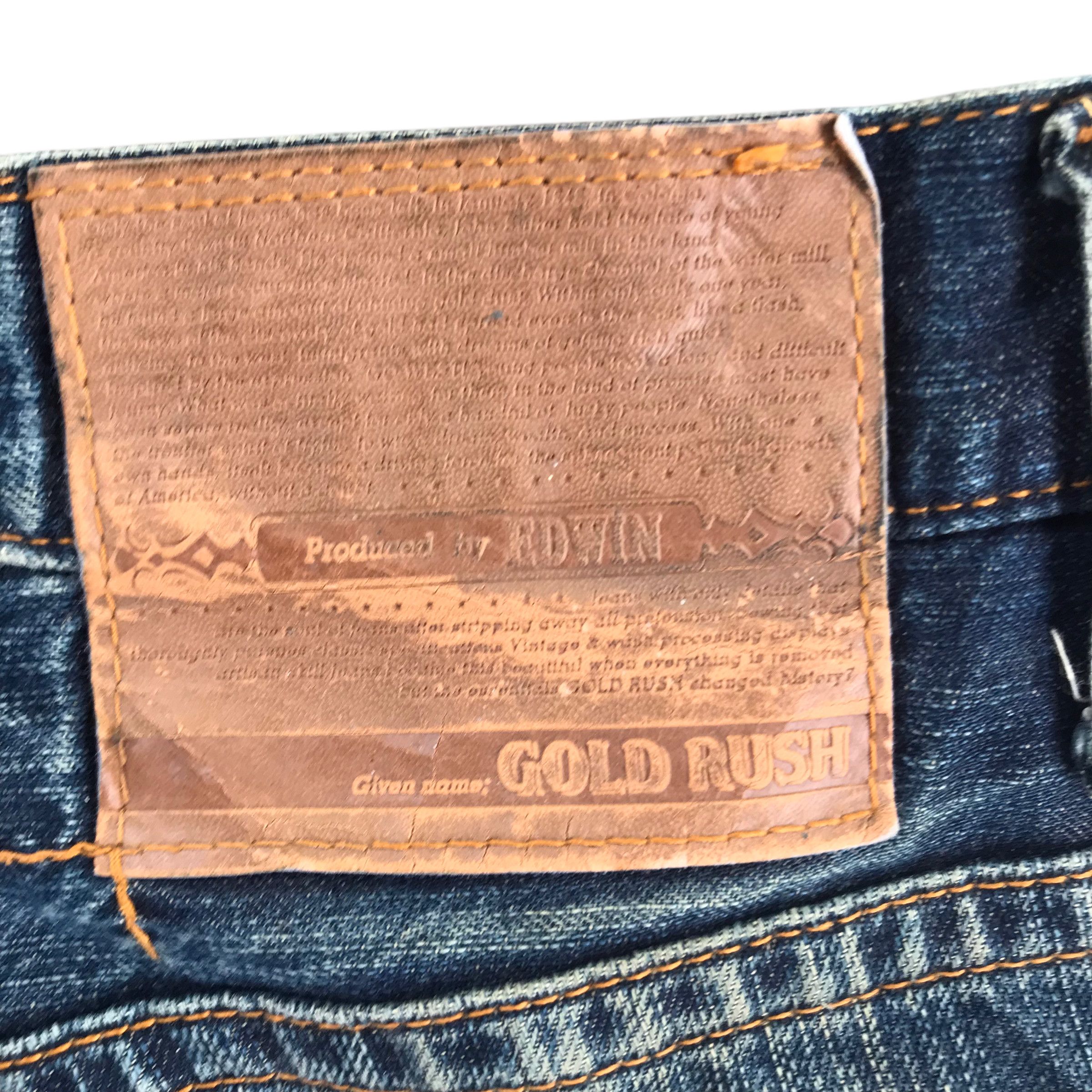 Hysteric Glamour Vintage 90s Edwin Gold Rush Distressed denim-Size 36 Size US 36 / EU 52 - 4 Thumbnail