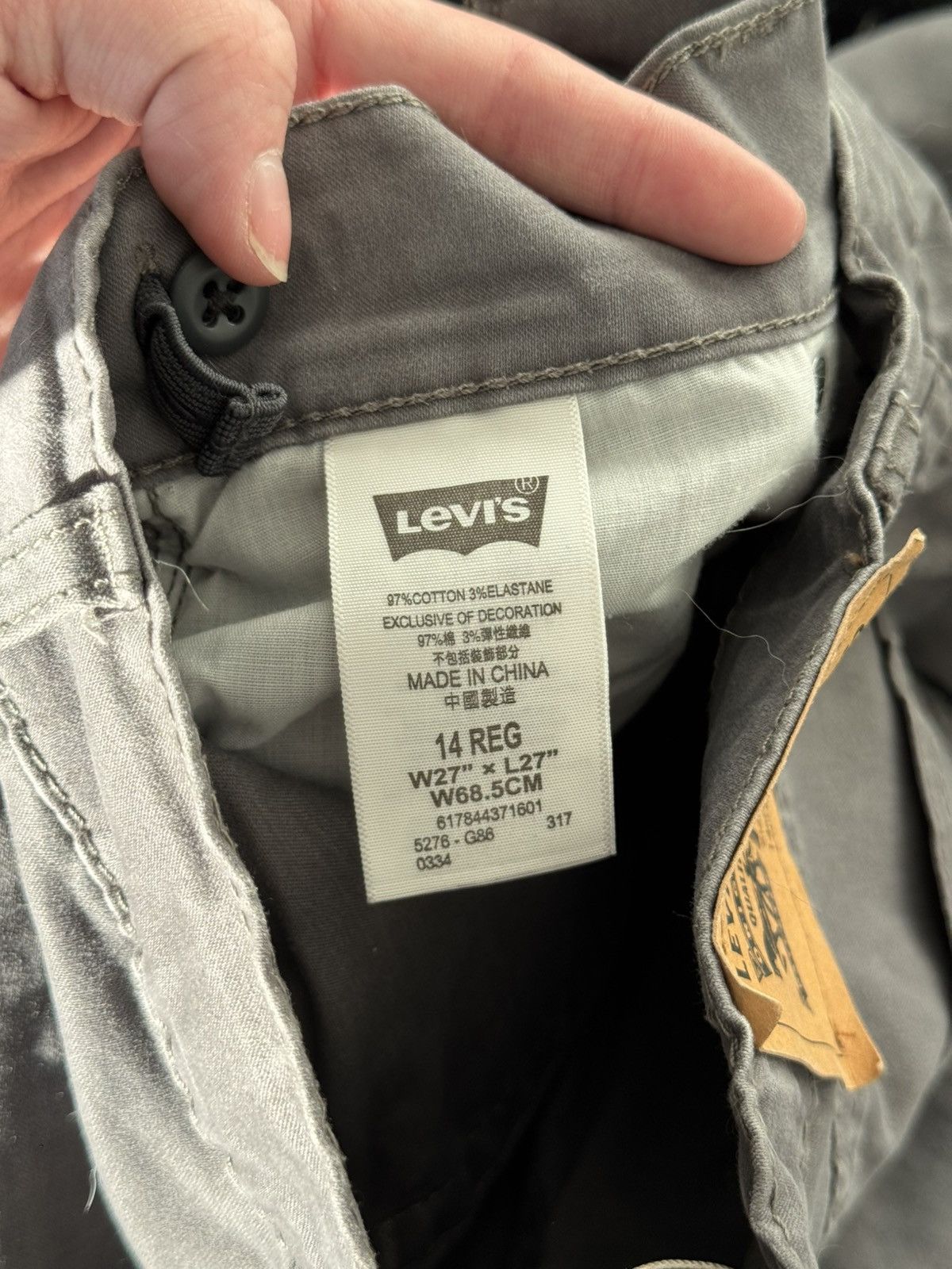 Levi's Vintage Levi's 514 Straight leg original grey cotton jeans Size 27" / US 4 / IT 40 - 4 Thumbnail